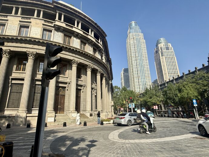 解放北路の建物