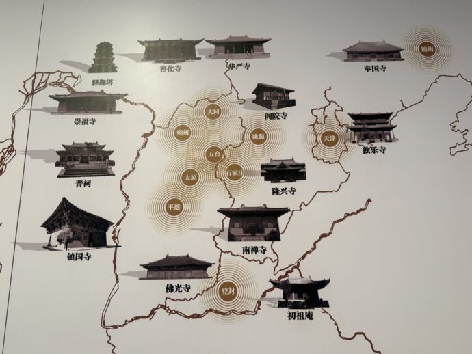 木造建築物のマップ