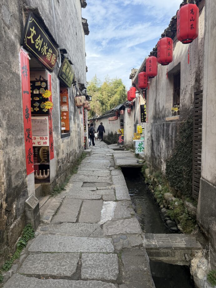 宏村の道