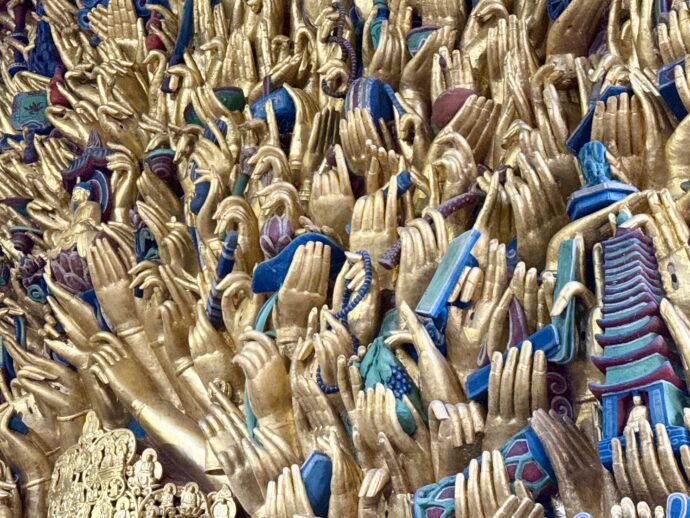 千手觀音像の1000本の手
