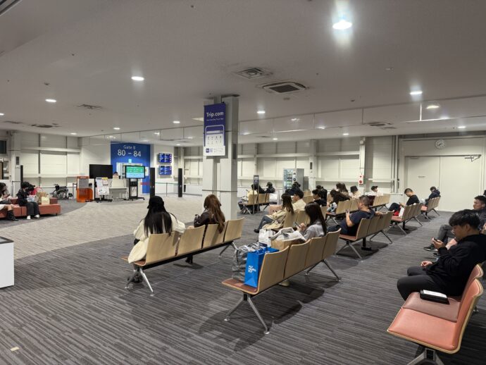 関空の待合所