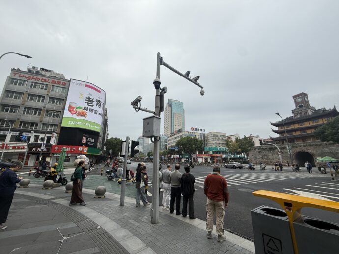 ホテルの目の前が鼓楼