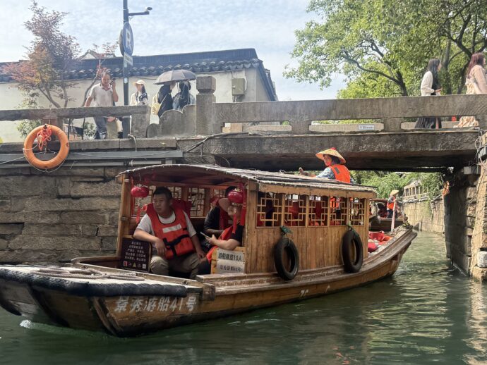 平江路の遊覧船
