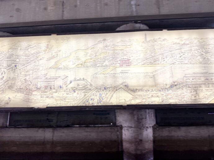 虎丘遊覧船からの眺