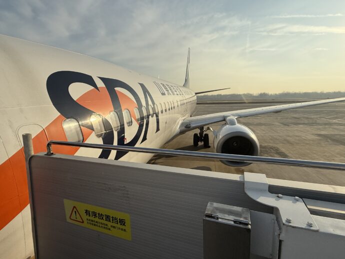 山東航空の機体