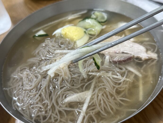 ムルレンミョン冷麺の梨