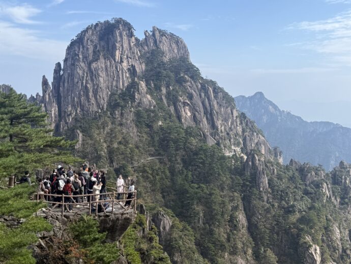 黄山の眺望