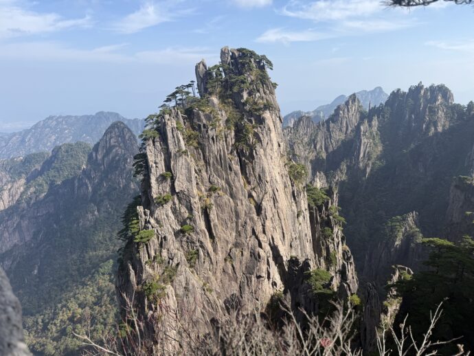黄山の眺望