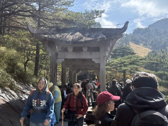 屋根のある休憩所