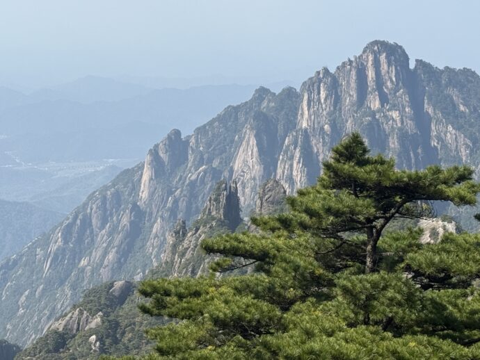 黄山の眺望