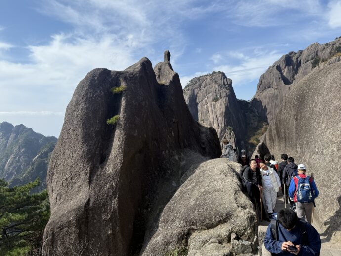 百步云梯をあがったあと