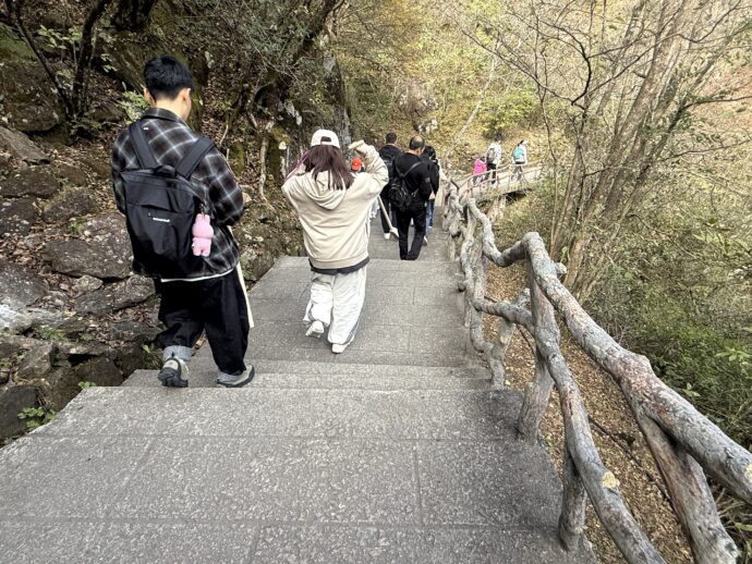 黄山のハイキングコース
