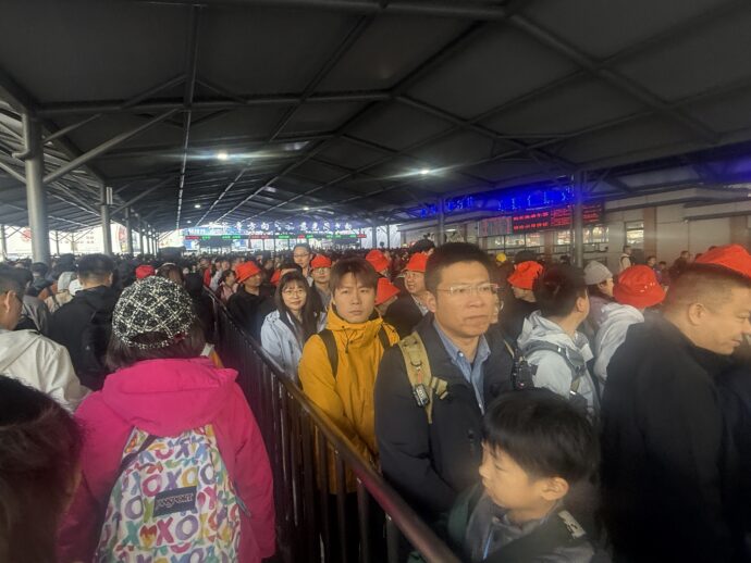 サクサク進む行列