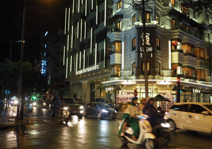 夜のホーチミン