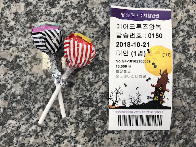 エアクルーズ往復チケット
