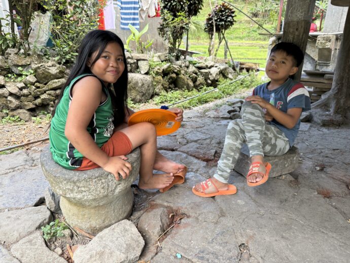 バンガアンライステラスにいた子供達