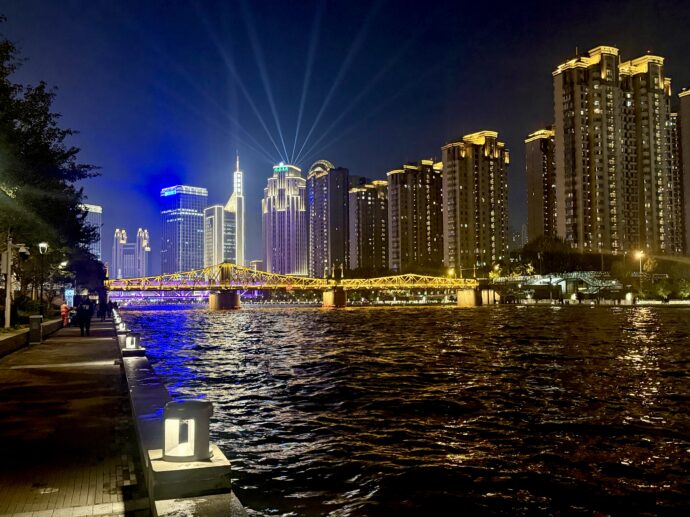 天津のライトアップ