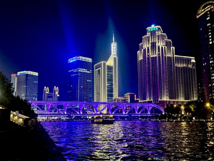 天津のライトアップ