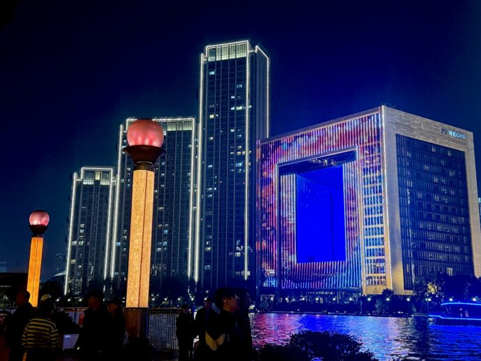 天津のライトアップ