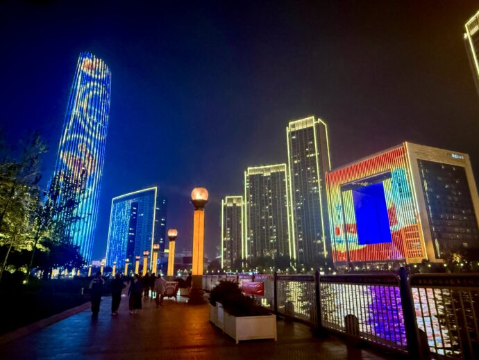 天津のライトアップ