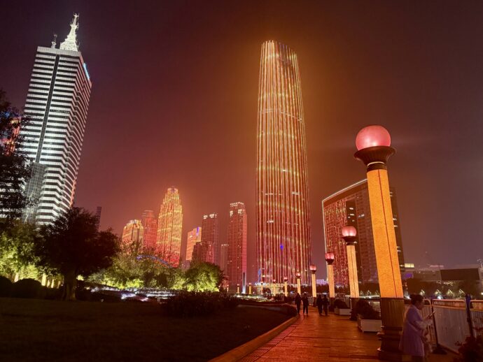 天津のライトアップ