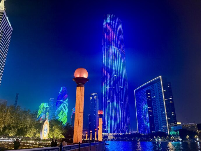 天津のライトアップ