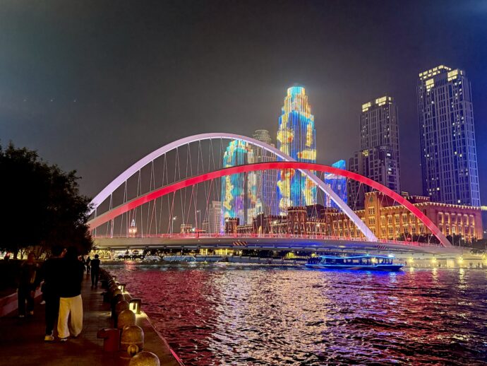 天津のライトアップ