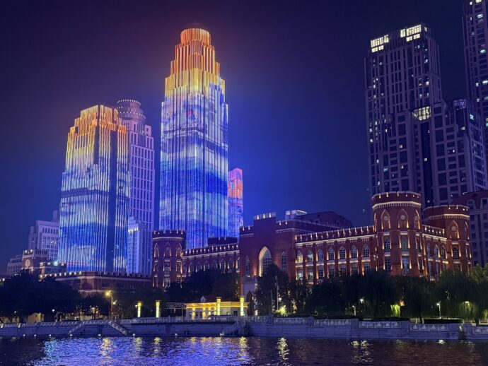 天津のライトアップ