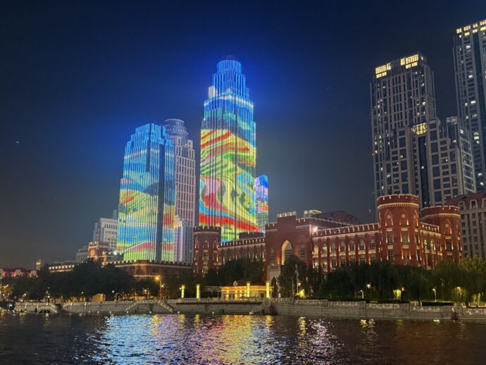 天津のライトアップ