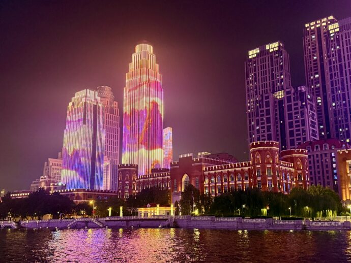 天津のライトアップ