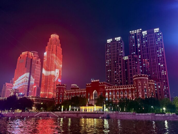 天津のライトアップ