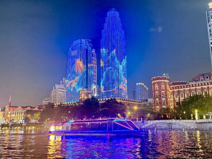 天津のライトアップ