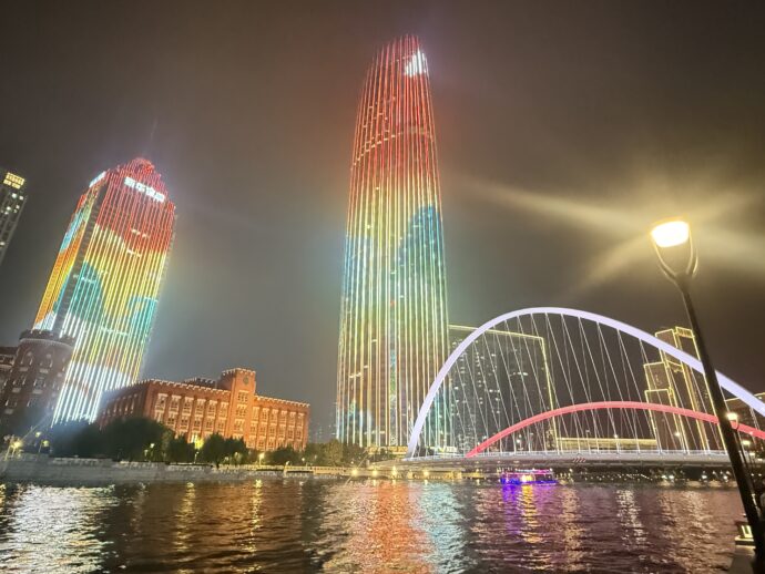 天津のライトアップ