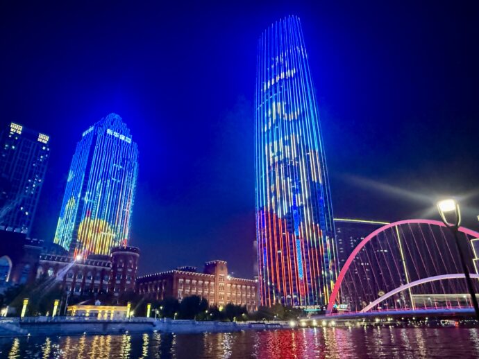 天津のライトアップ