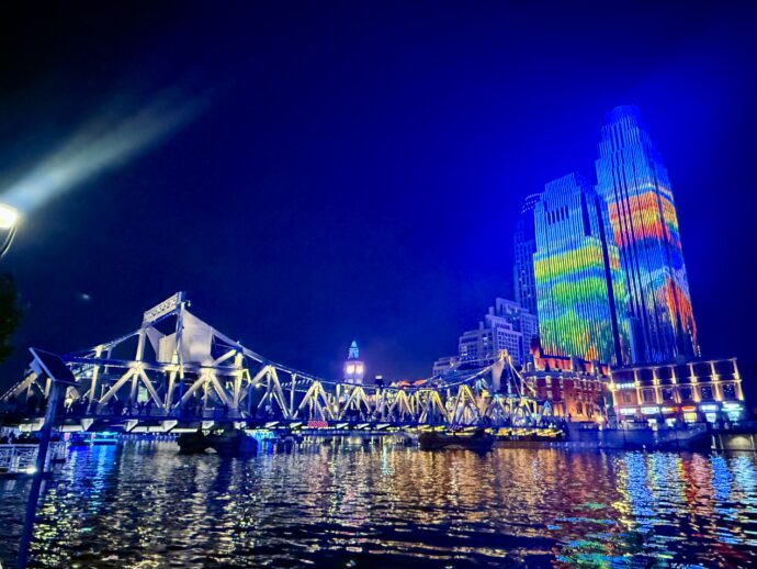 天津のライトアップ