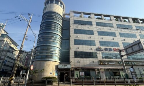 開花山ランドのビル