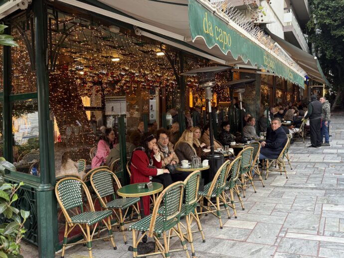 コロナキ地区のカフェ