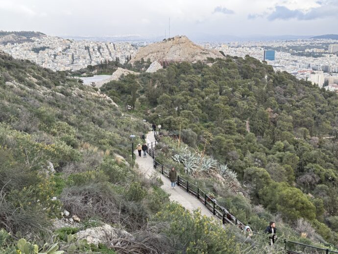 振り返った景色