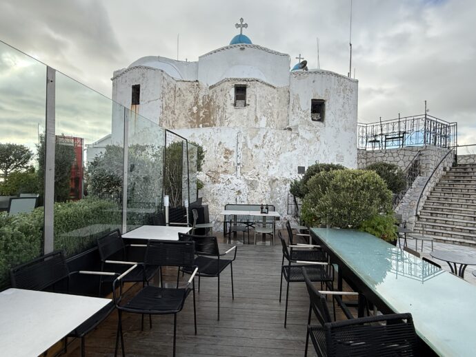 休業中のレストラン