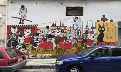 ギリシャのウォールアート