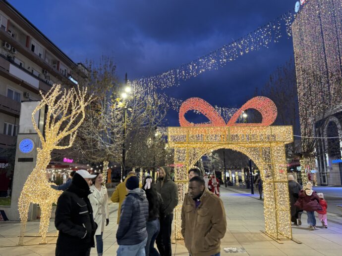 ニューイヤーマーケットの電飾