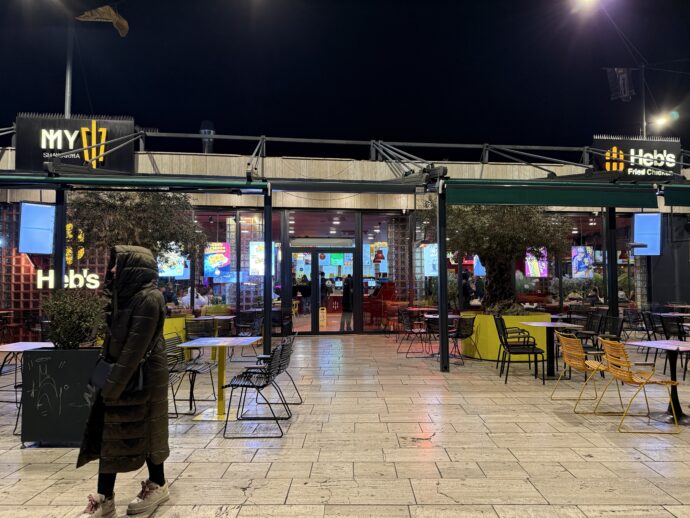 オープンテラスのお店