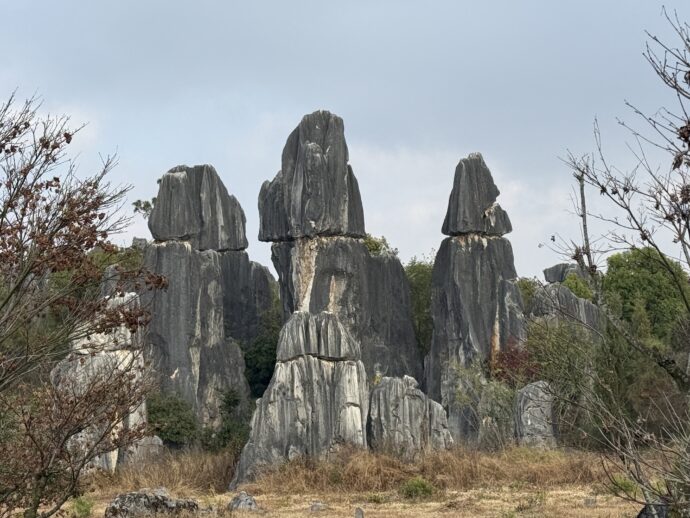 石林風景区の奇岩