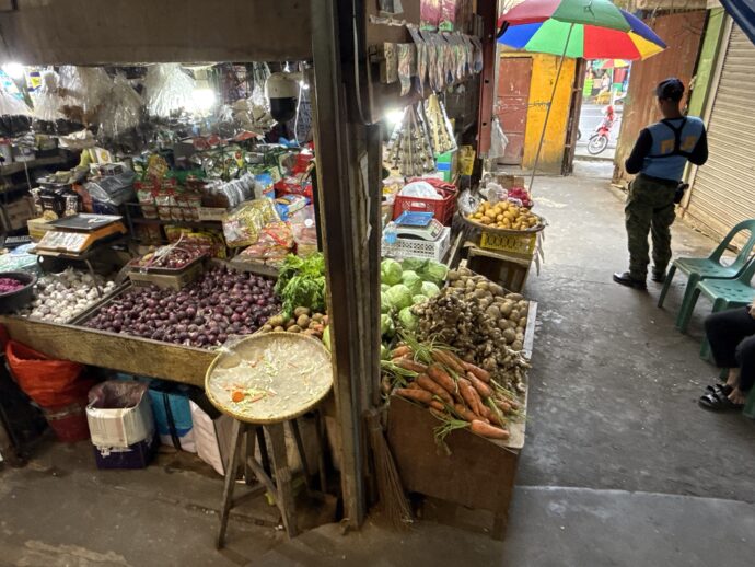 生鮮食品の販売
