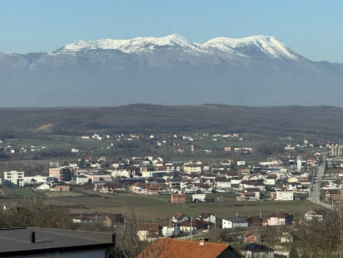 コソボの田舎町