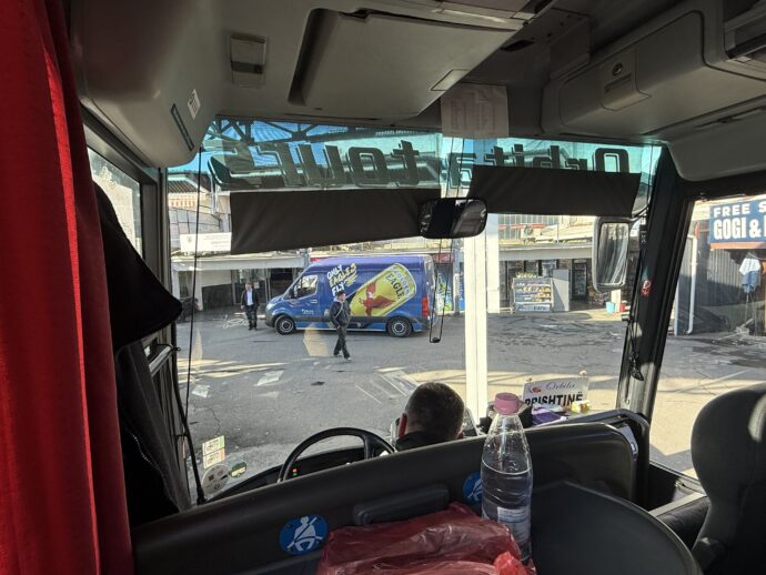 最前列から見た眺め