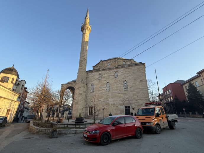 モスクのある交差点