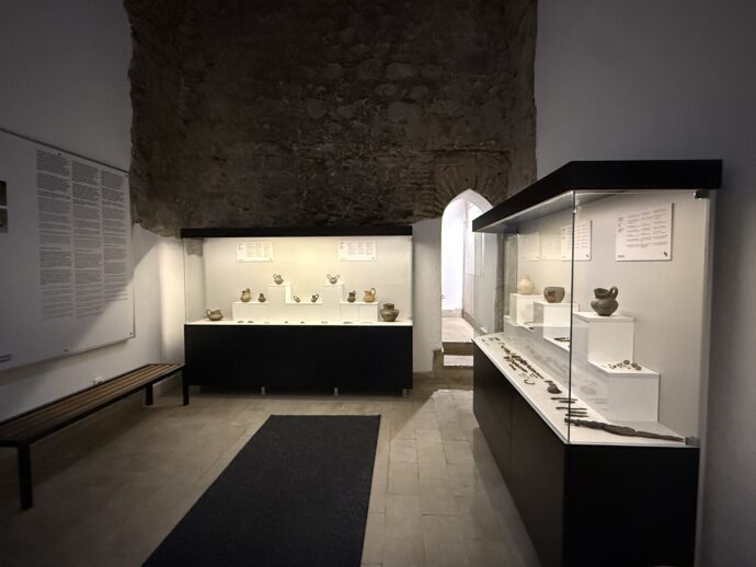 プリズレン地域考古学博物館の展示