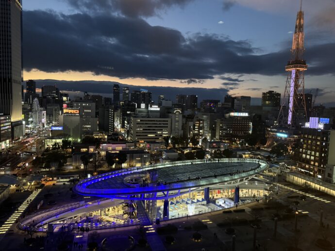 展望回廊からの夜景