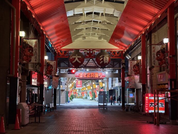 ほぼ閉店の大須商店街